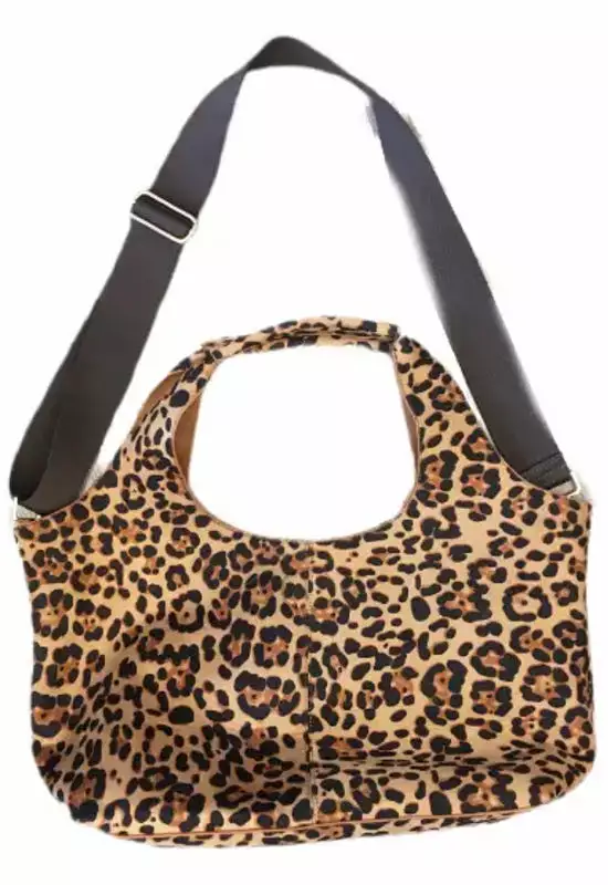 Ahdorned - 2-in-1 Hobo Bag Leopard