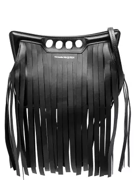 Alexander MCQueen Mini Peak Fringe Bag