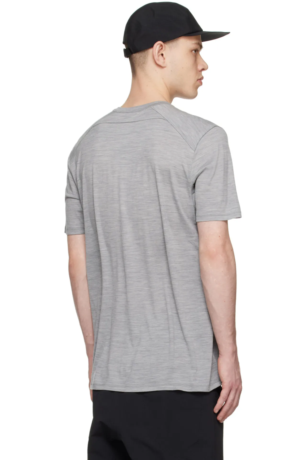 ARC'TERYX  |Crew Neck Wool Nylon Blended Fabrics Short Sleeves Outdoor