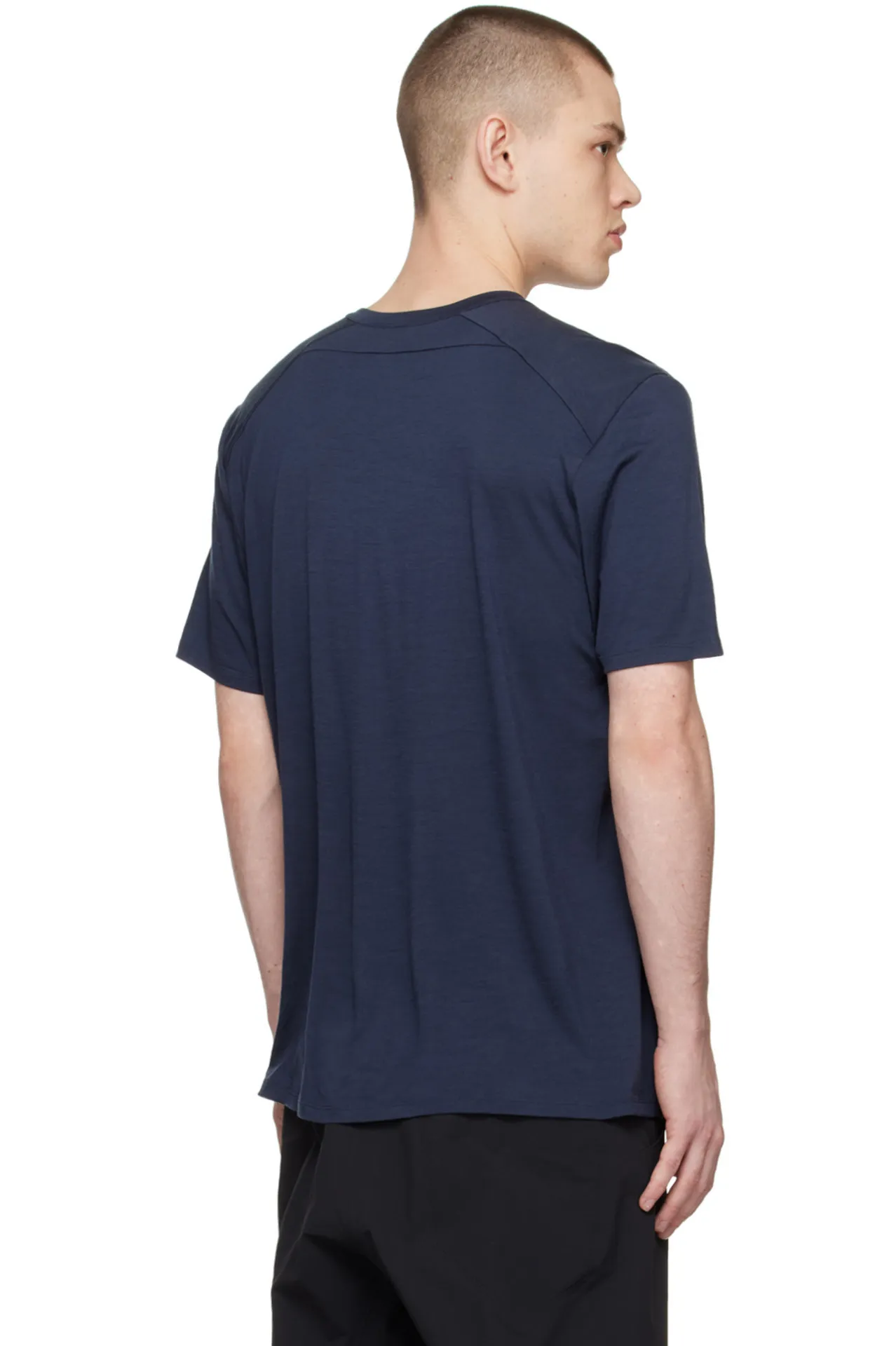 ARC'TERYX  |Crew Neck Wool Nylon Blended Fabrics Short Sleeves Outdoor