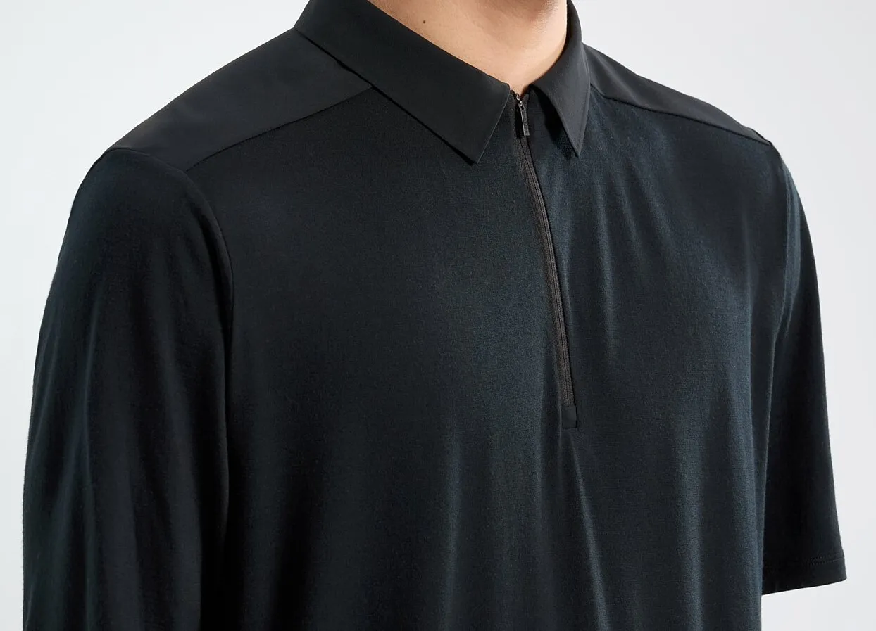 ARC'TERYX  |Plain Short Sleeves Logo Outdoor Polos