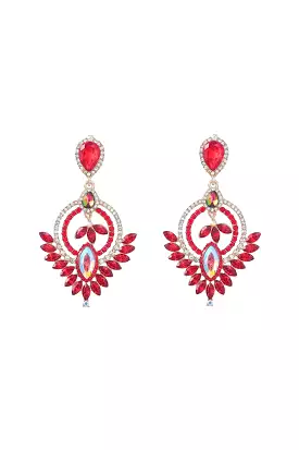 BIG NIGHT OUT EARRINGS RED