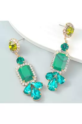 BILLIE JEAN EARRINGS GREEN