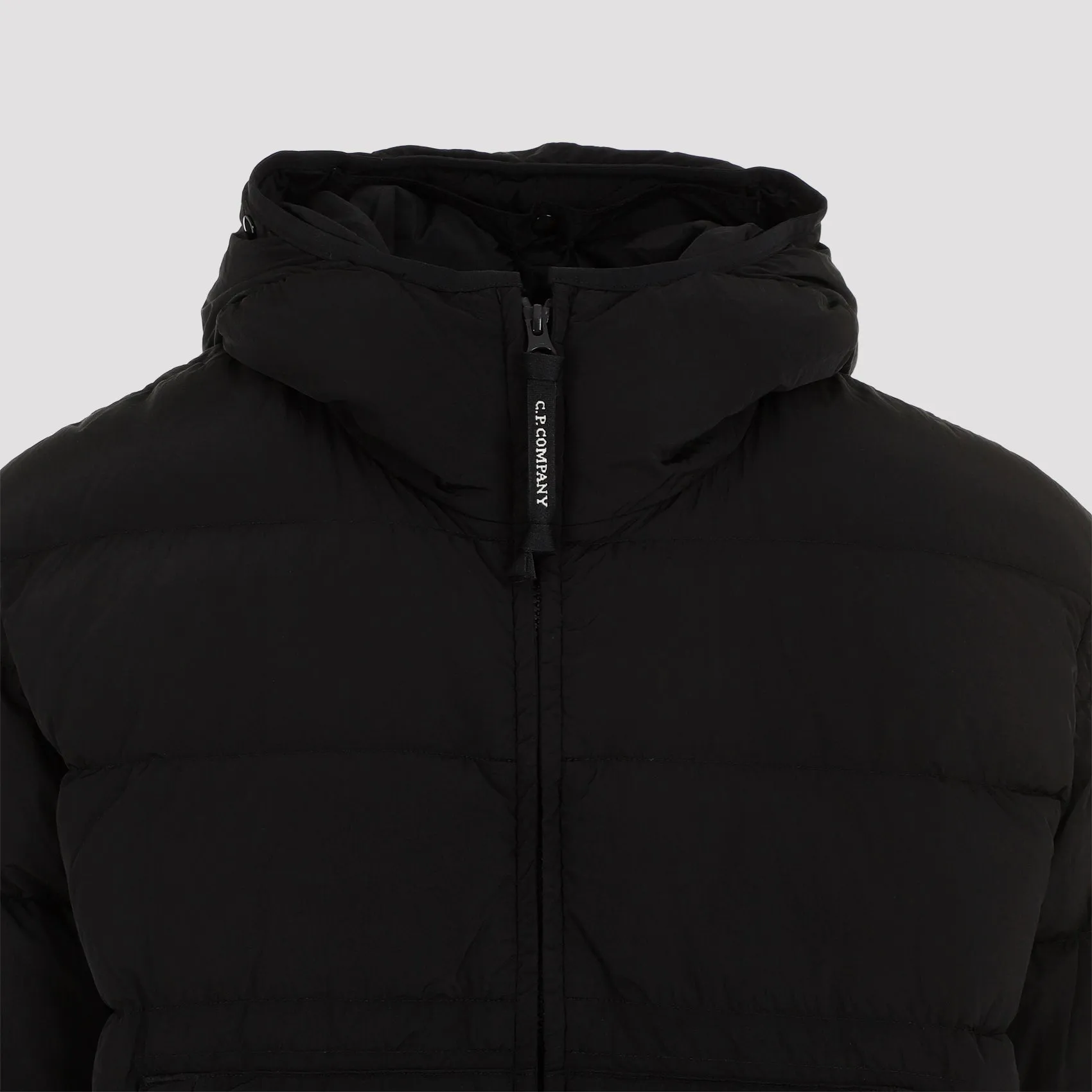 Black Chrome-R Goggle Down Jacket