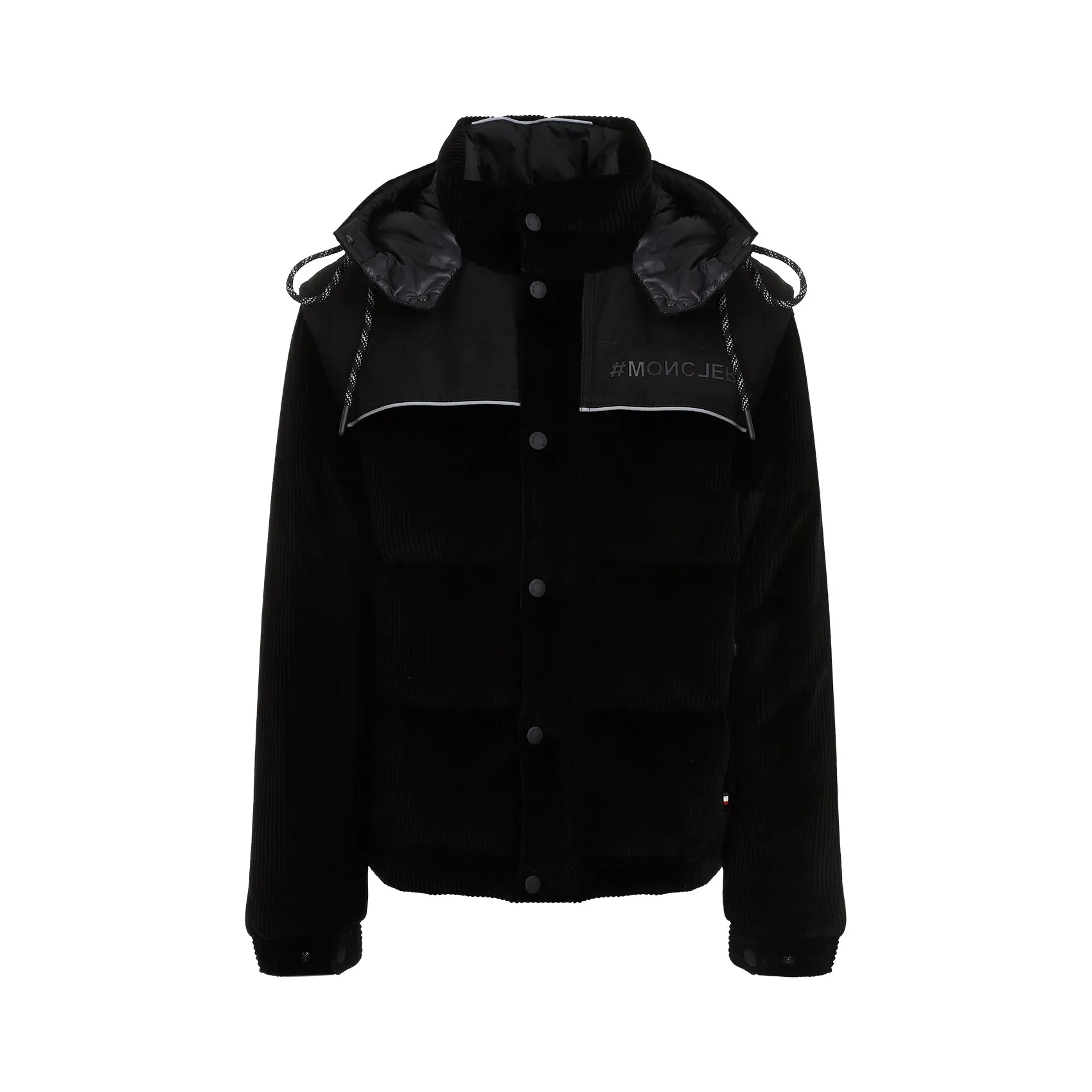 Black Desot Cotton Jacket