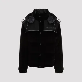 Black Desot Cotton Jacket