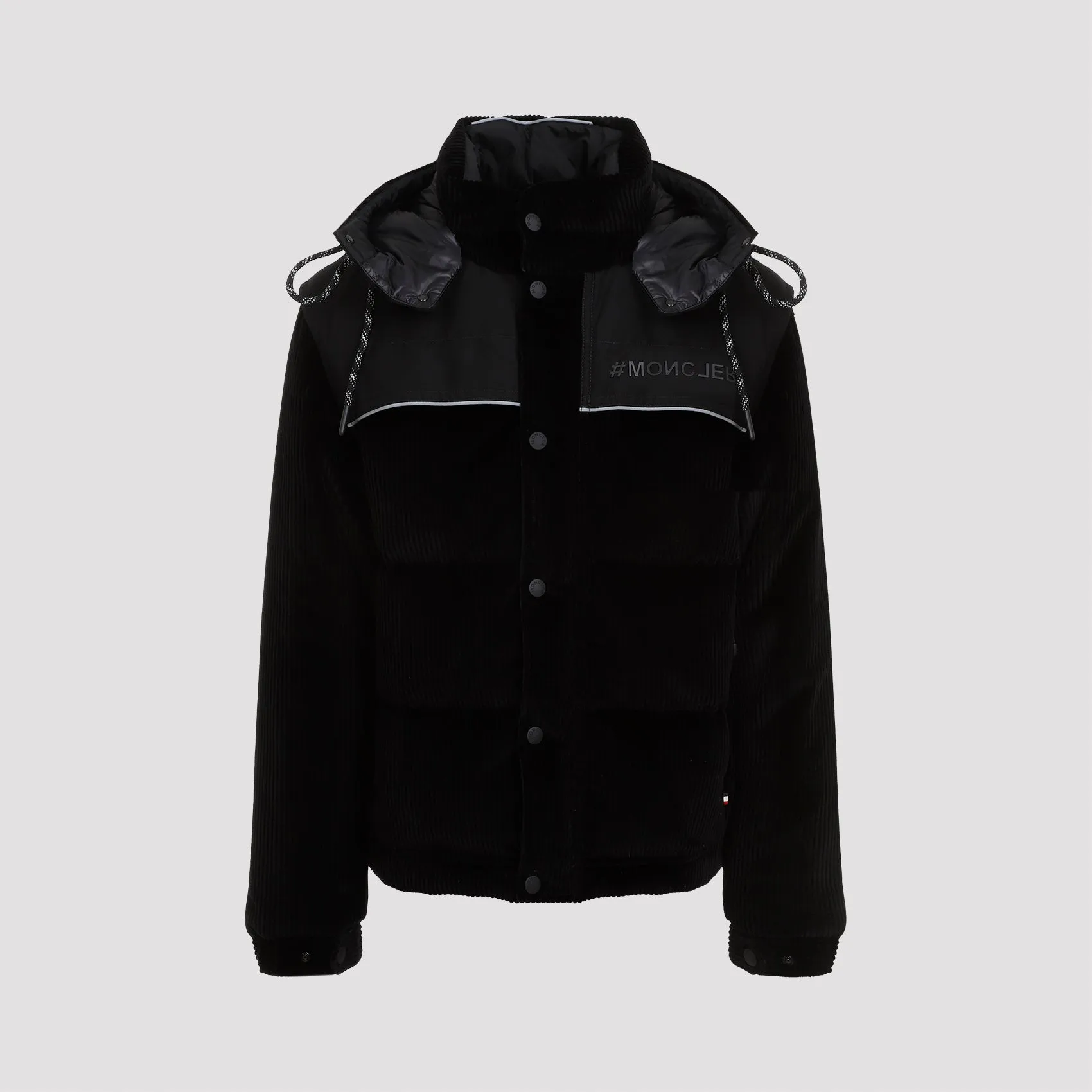 Black Desot Cotton Jacket