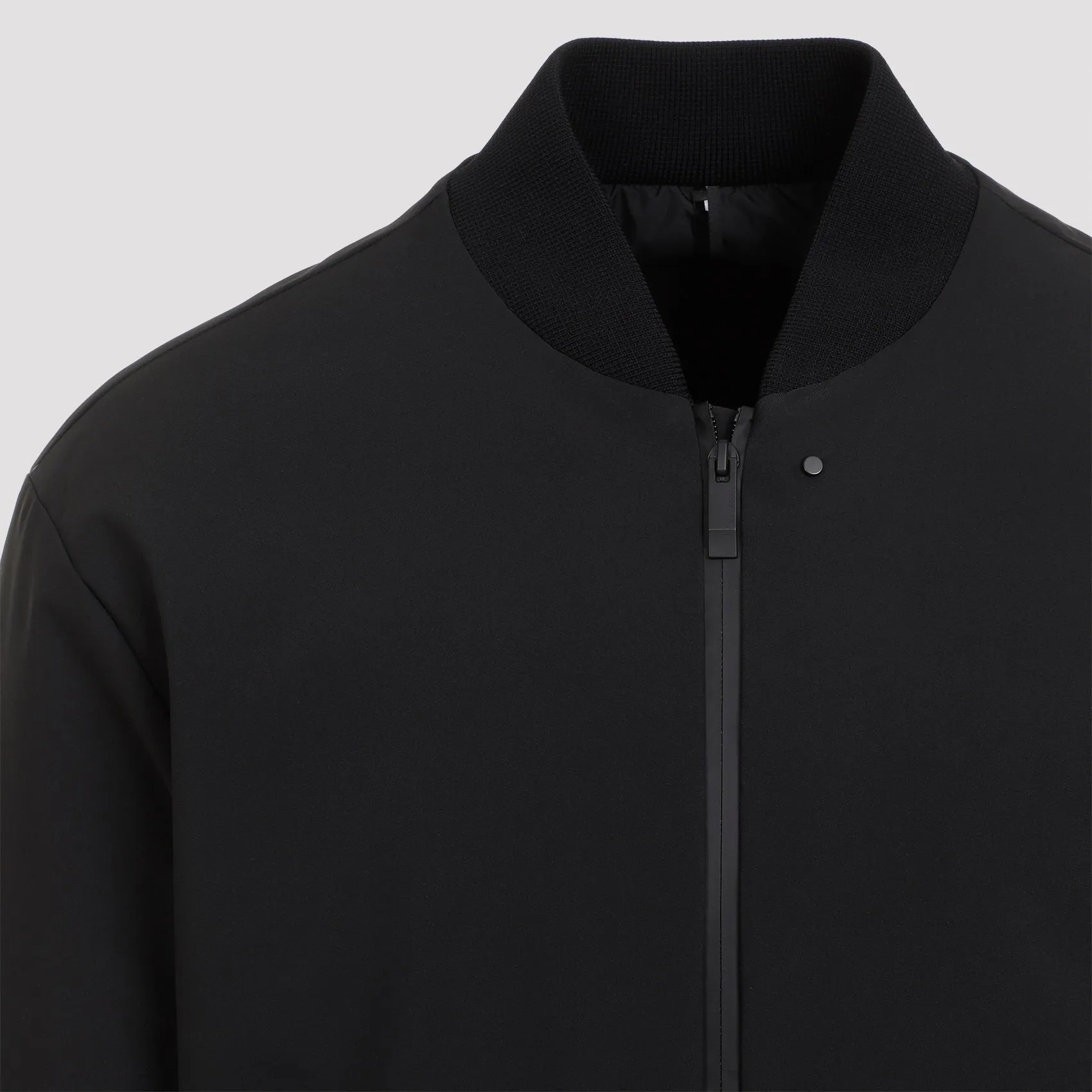 Black Kraun Polyester Jacket