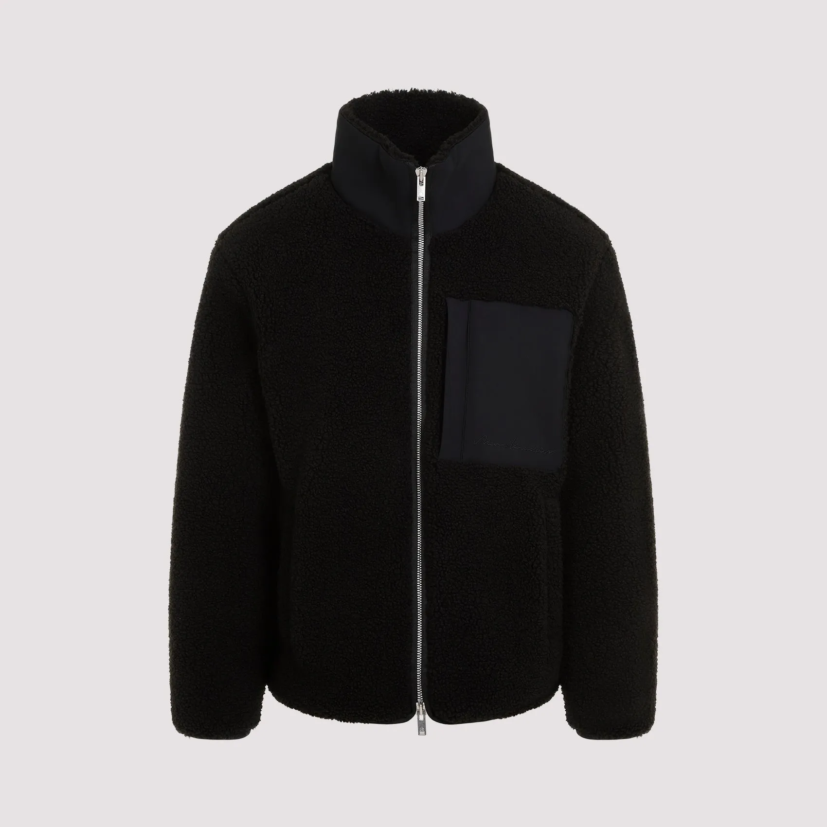 Black Saglek 3 Sherpa Polyester Jacket