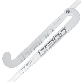 Brabo Pure Diamond 20 Classic Curve Hockey Stick 2024 - White/Silver