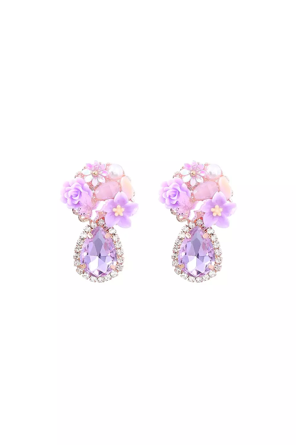 BRIDGERTON EARRINGS LILAC