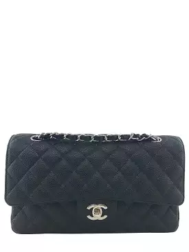 Chanel Quilted Caviar Classic Medium Double Flap Bag