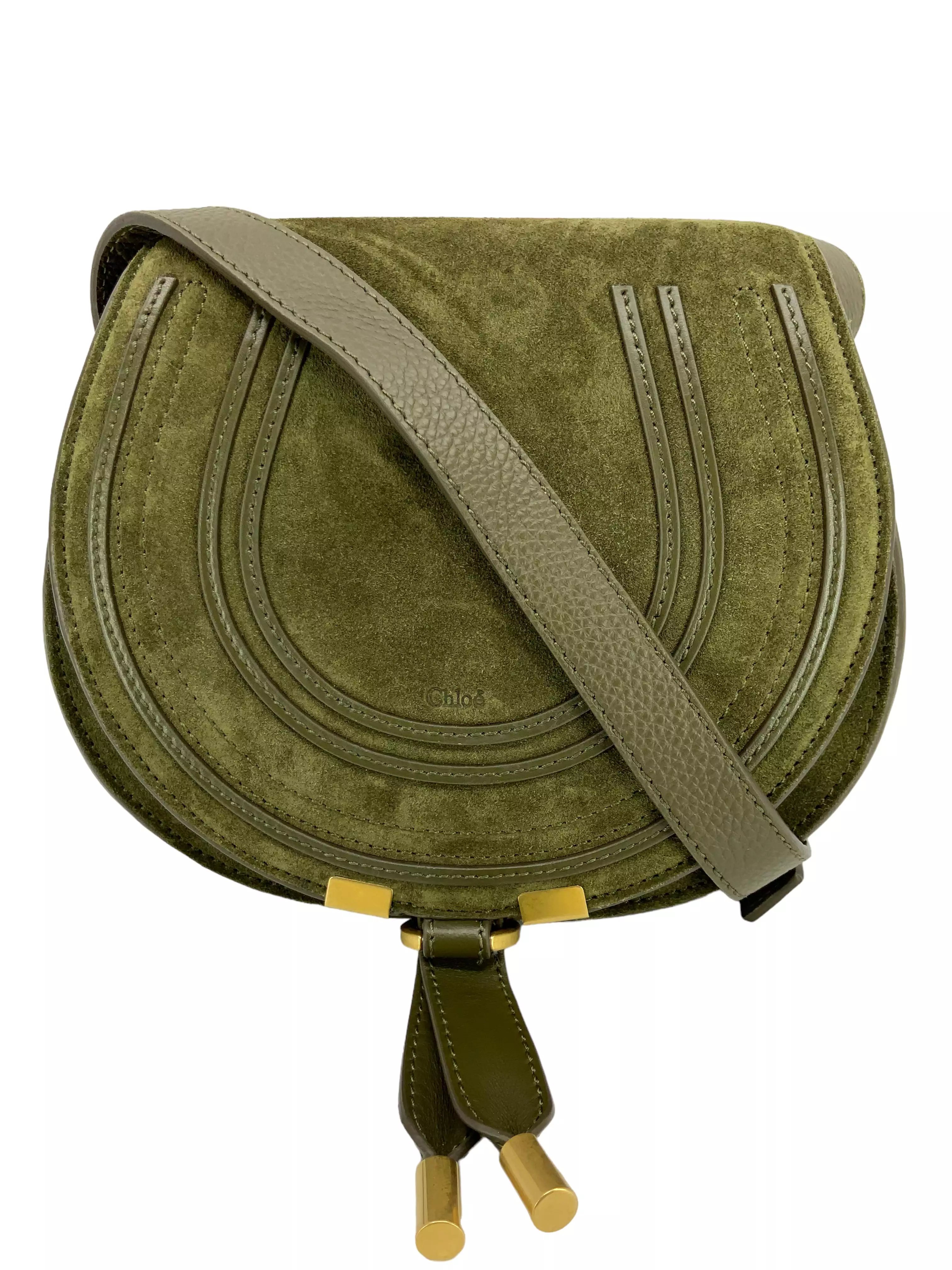 CHLO Marcie Small Suede Crossbody Bag