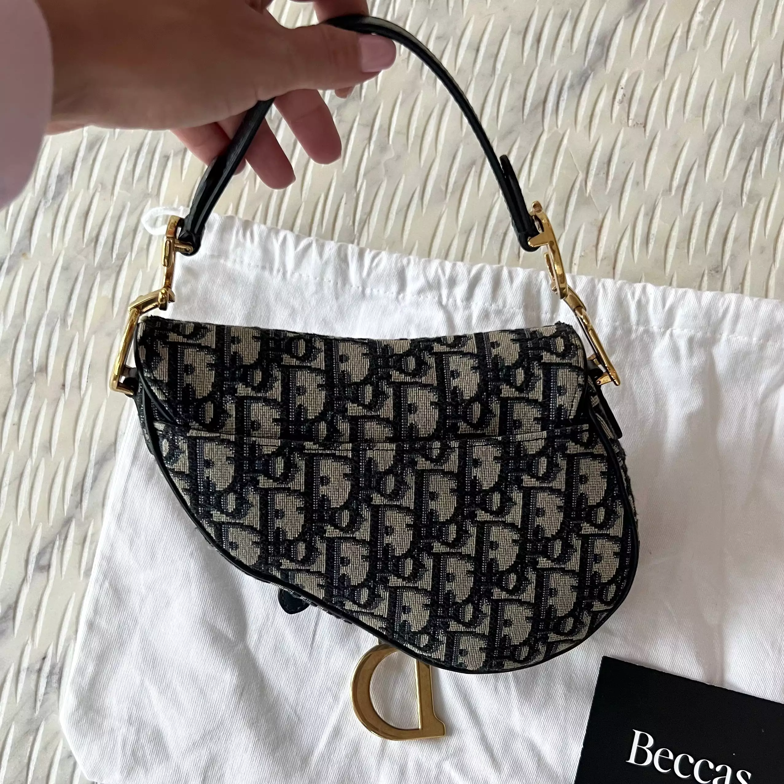 Christian Dior Mini Saddle Bag