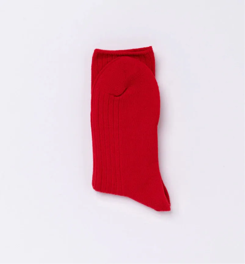 Chusette 100% Wool Socks | Candy Red