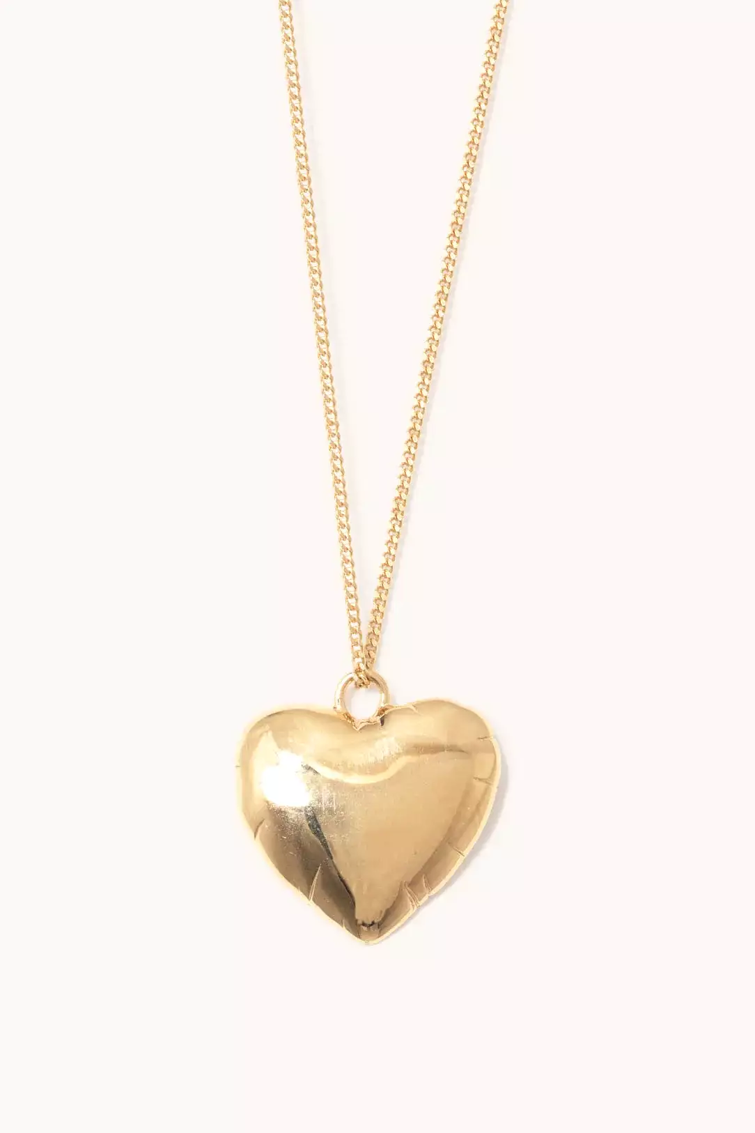 Classicworks Heart Pendant Gold Vermeil Necklace