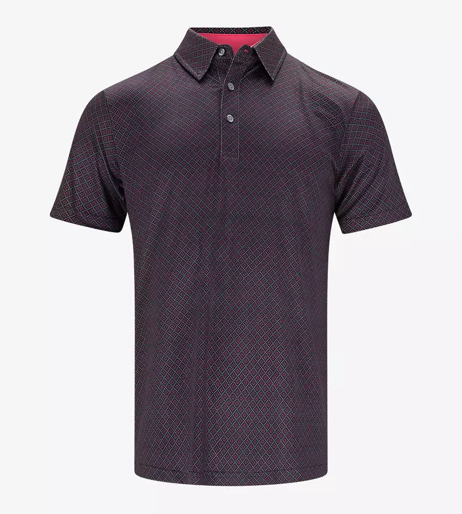 DIAMOND 2.0 POLO - BLACK