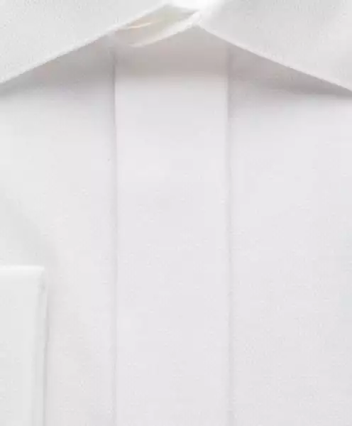 DIAMOND TEXTURED TUXEDO SHIRT - TRIM FIT