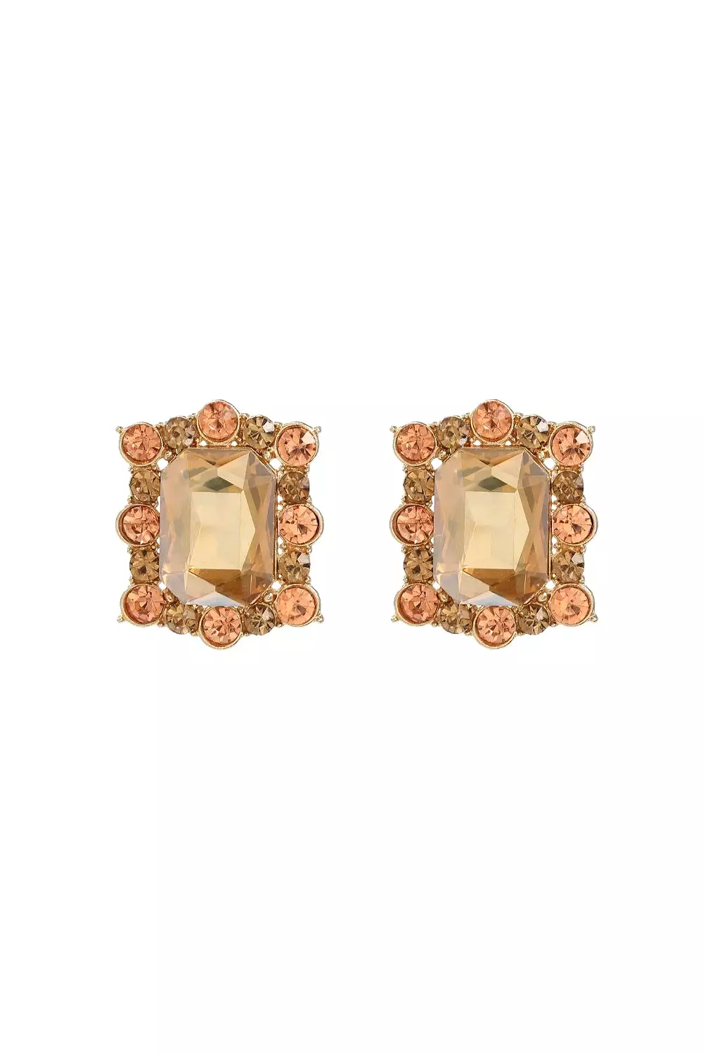 DIANA EARRINGS CHAMPAGNE