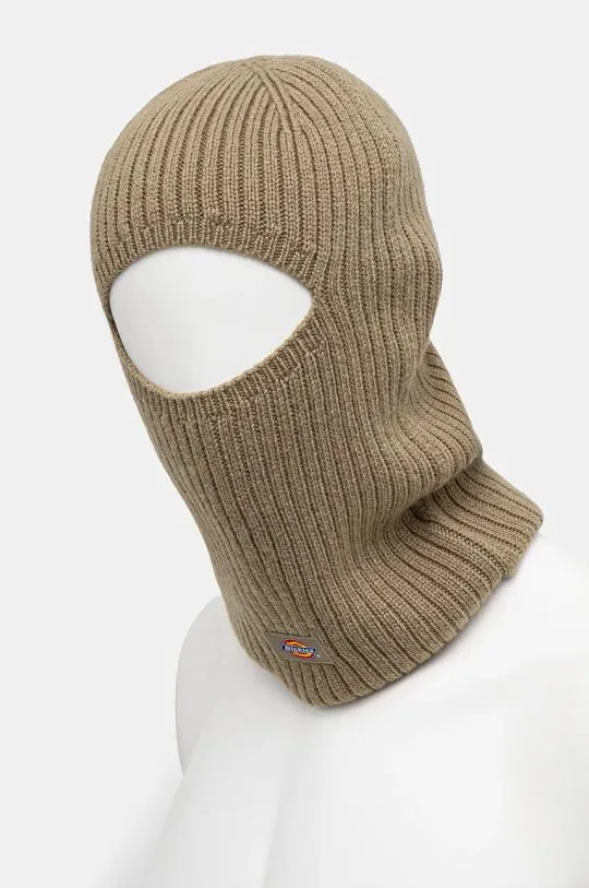 Dickies wool blend balaclava RIB green color DK0A4Z32