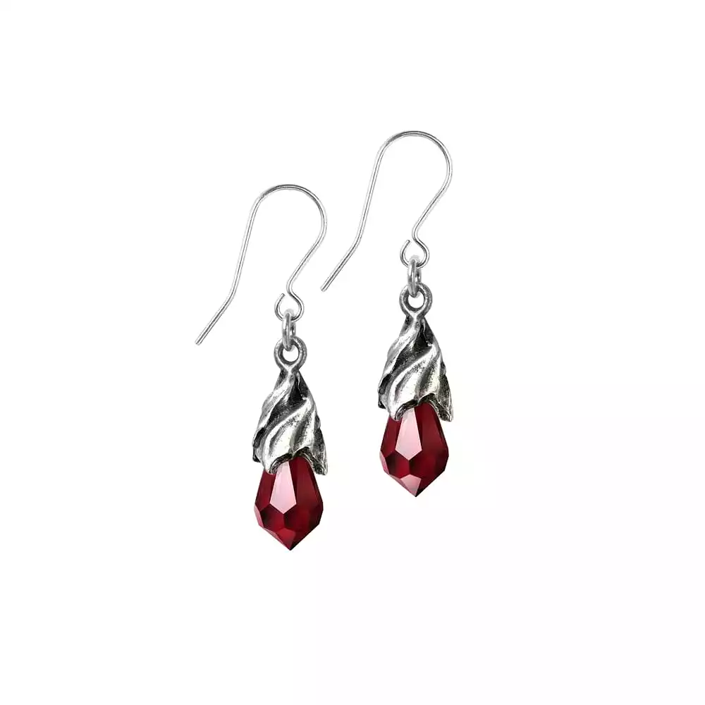 Empyrean Tear Earrings (Red)