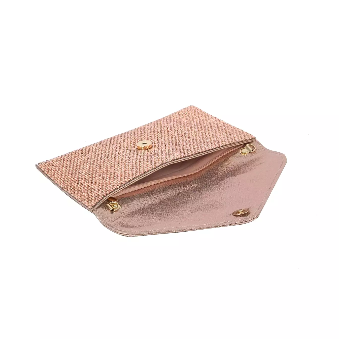 Envelope Evening Clutch in Rose Gold