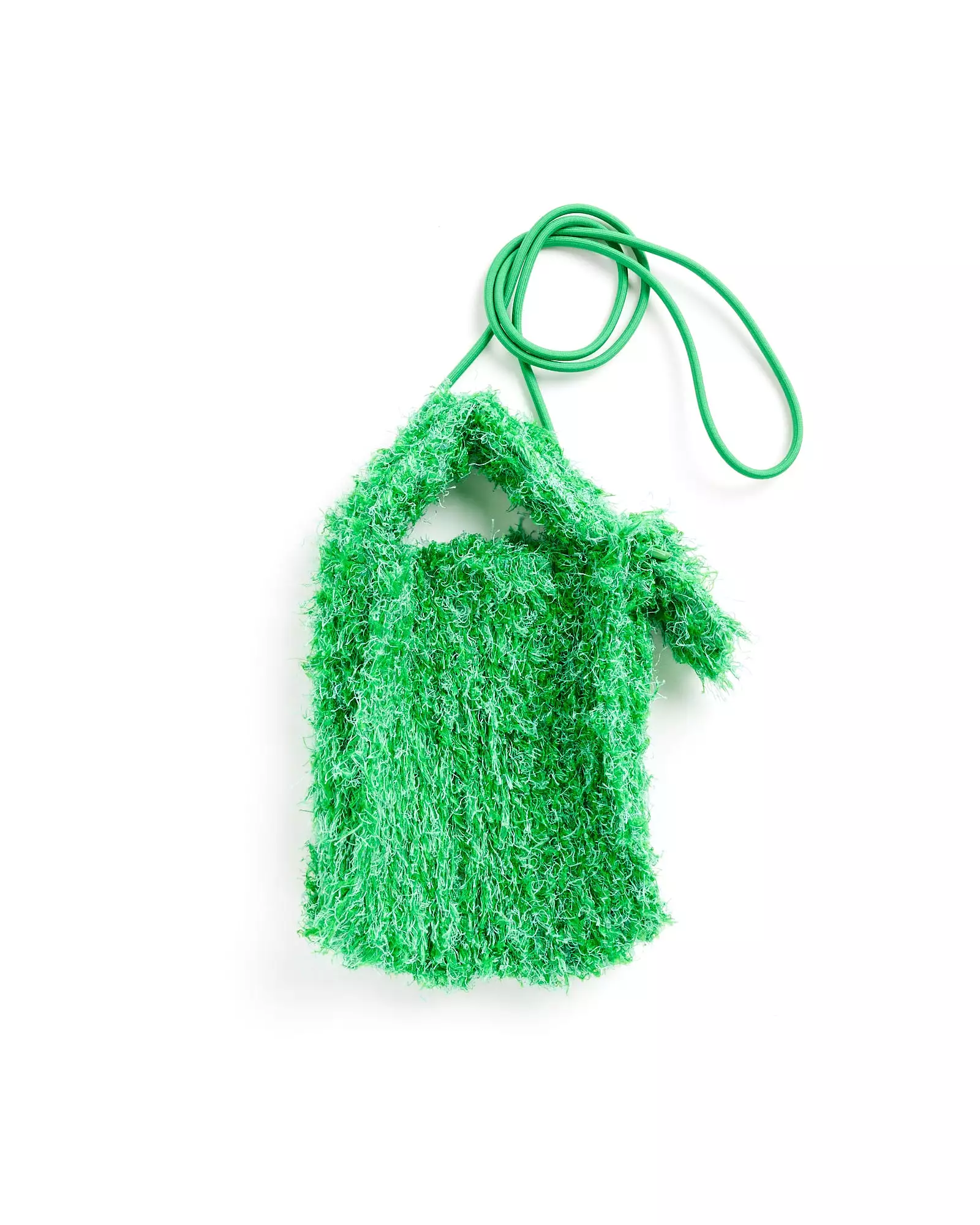 Fluffy Bag in Green