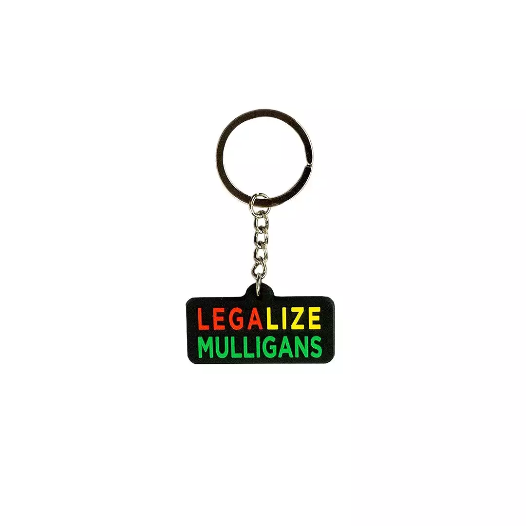 Golf Legalize Mulligans Key Ring