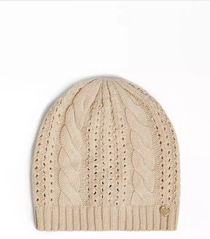 GUESS CASHMERE WOVEN KNIT HAT + COLOURS AW9072WOL01