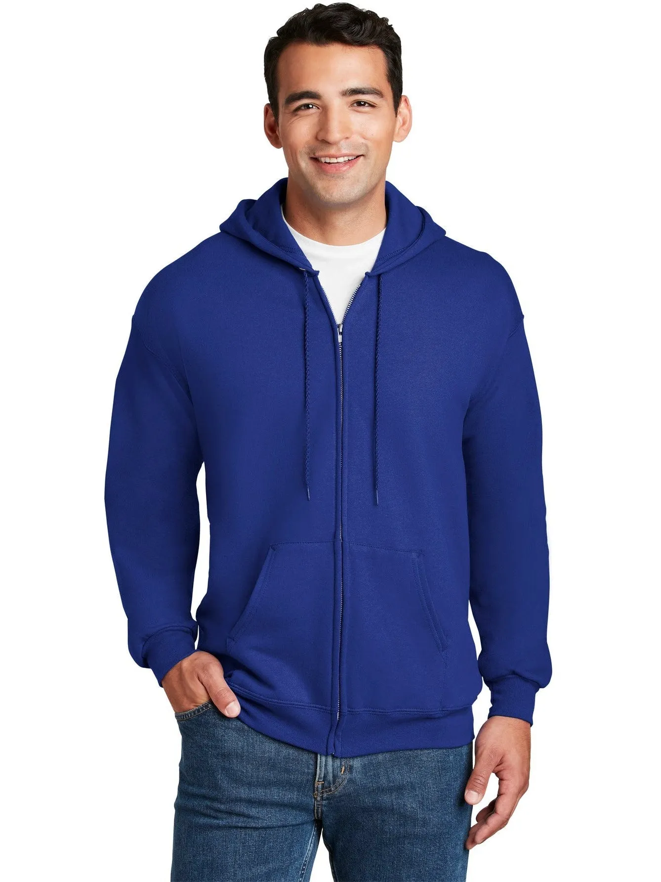 HanesUltimate CottonFull-Zip Hooded Sweatshirt