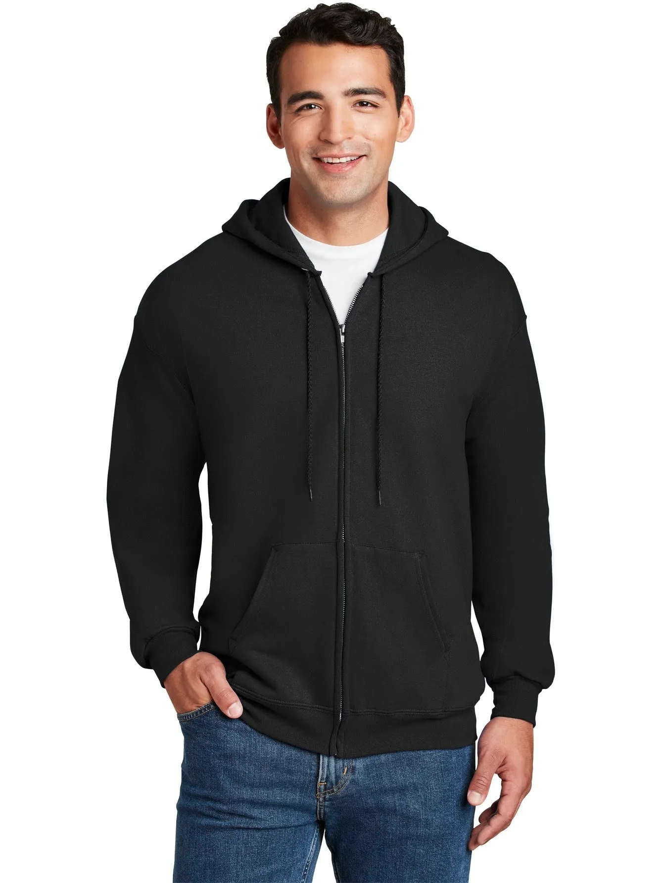 HanesUltimate CottonFull-Zip Hooded Sweatshirt