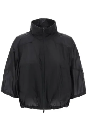 Herno laminar windbreaker jacket in liquid shine finish GI00090DL 12815 NERO