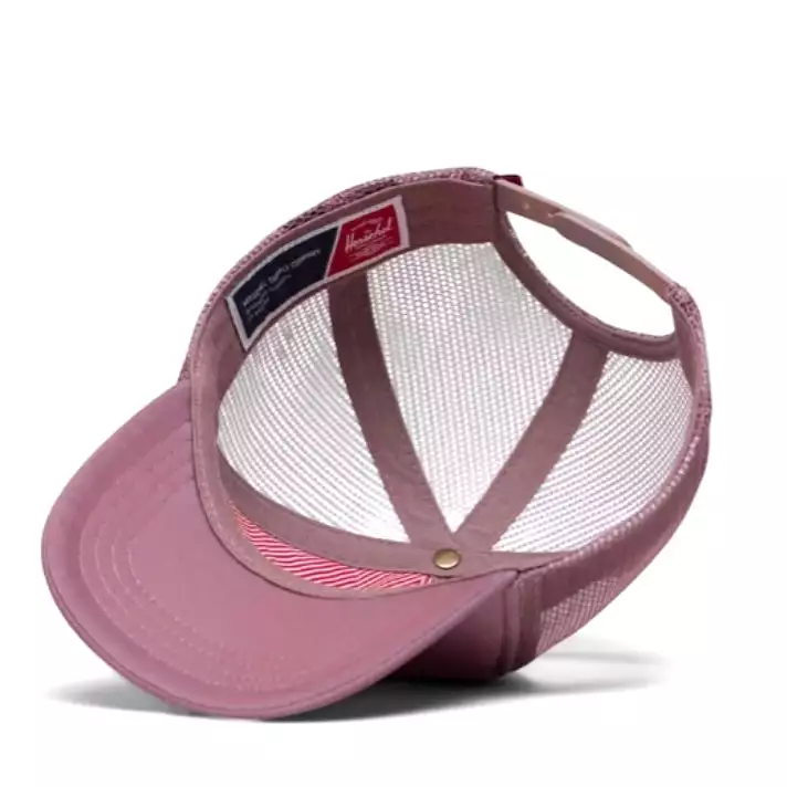 Herschel Baby Whaler Mesh Cap 6-18 Months Ash Rose Classic Logo