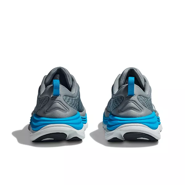 HOKA Men's Gaviota 5 Wide Limestone/Blue