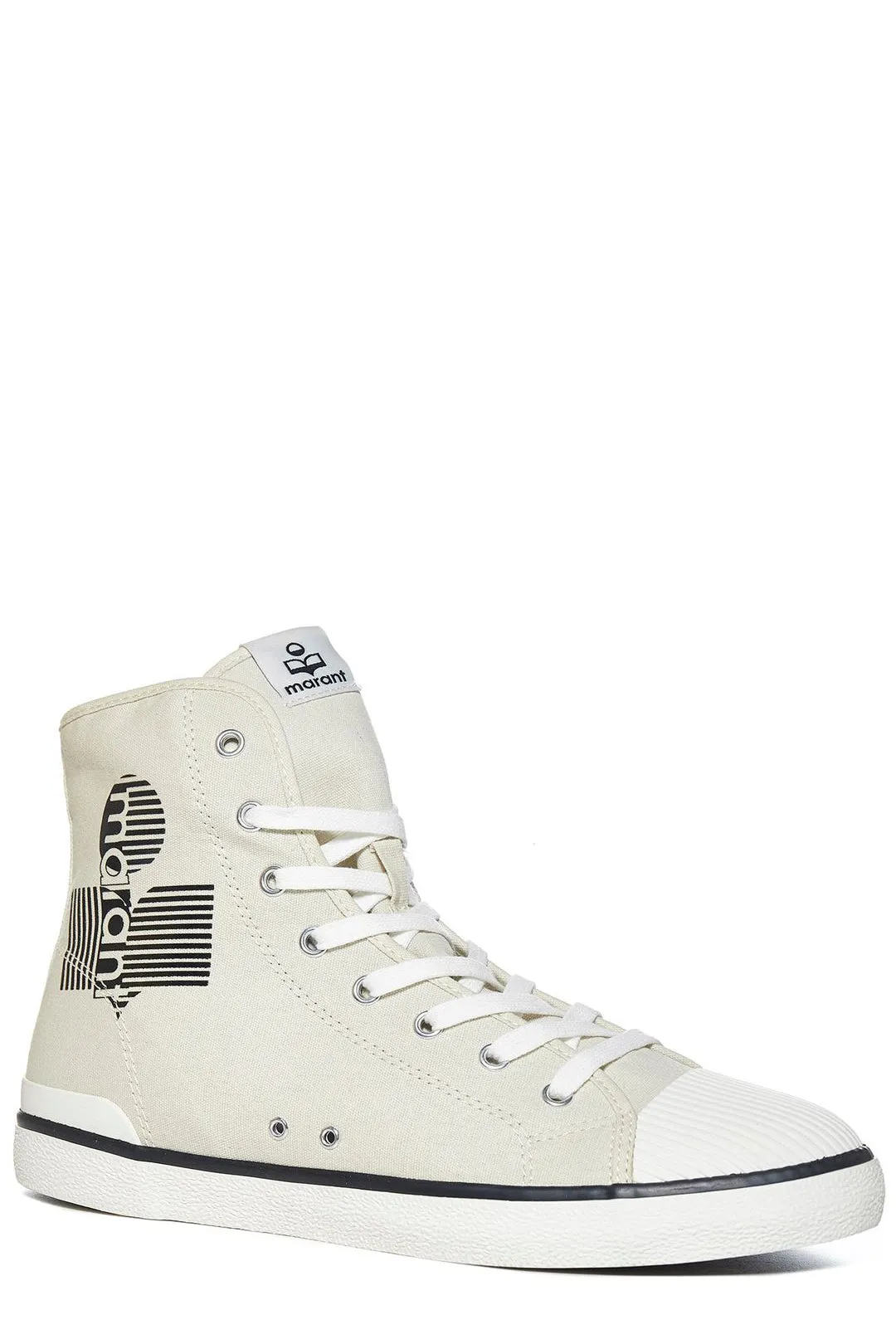 Isabel Marant Logo Printed High-Top Sneakers