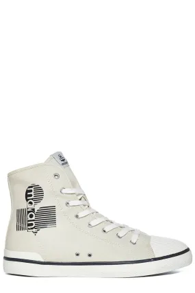 Isabel Marant Logo Printed High-Top Sneakers