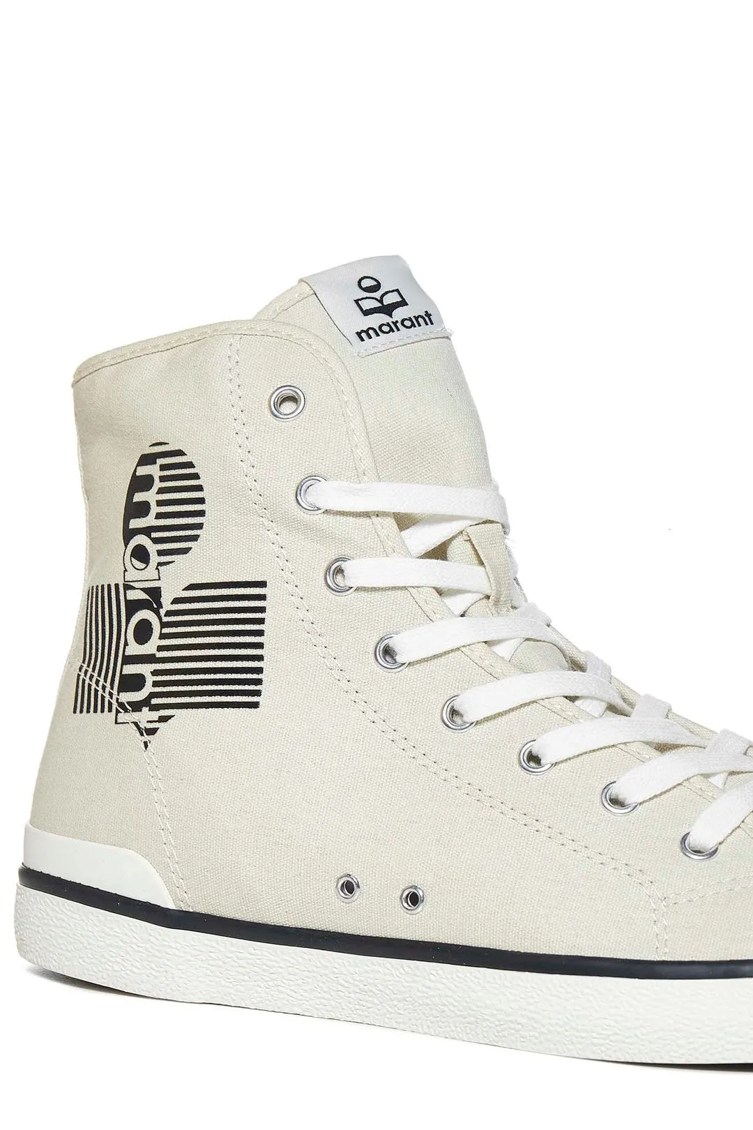 Isabel Marant Logo Printed High-Top Sneakers