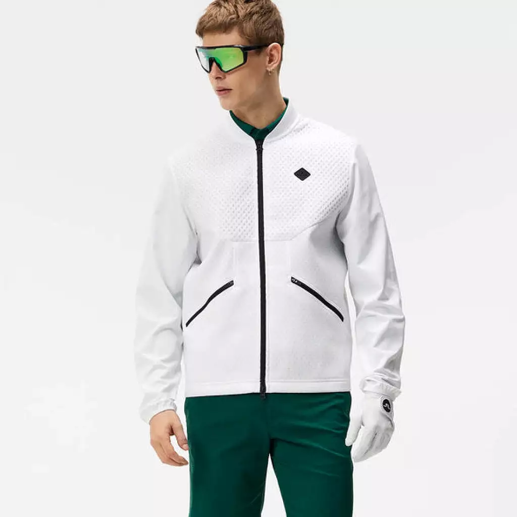 J. Lindeberg DIAMOND TECH BOMBER White