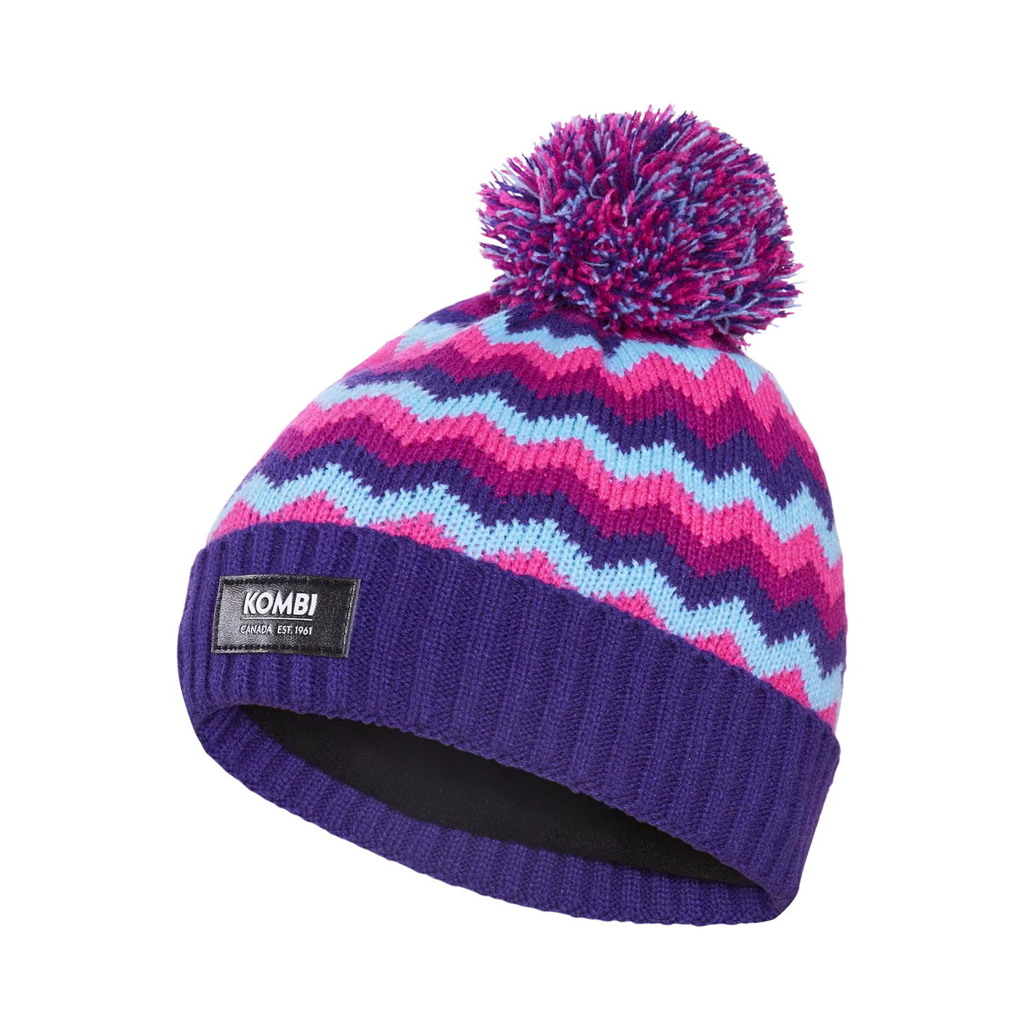 Kombi Violet Indigo Zig Zag Junior Hat