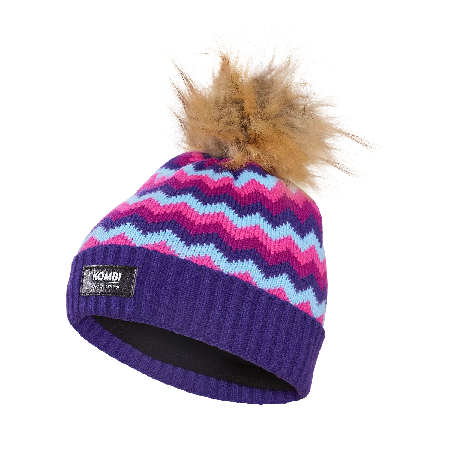 Kombi Violet Indigo Zig Zag Junior Hat