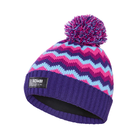 Kombi Violet Indigo Zig Zag Junior Hat