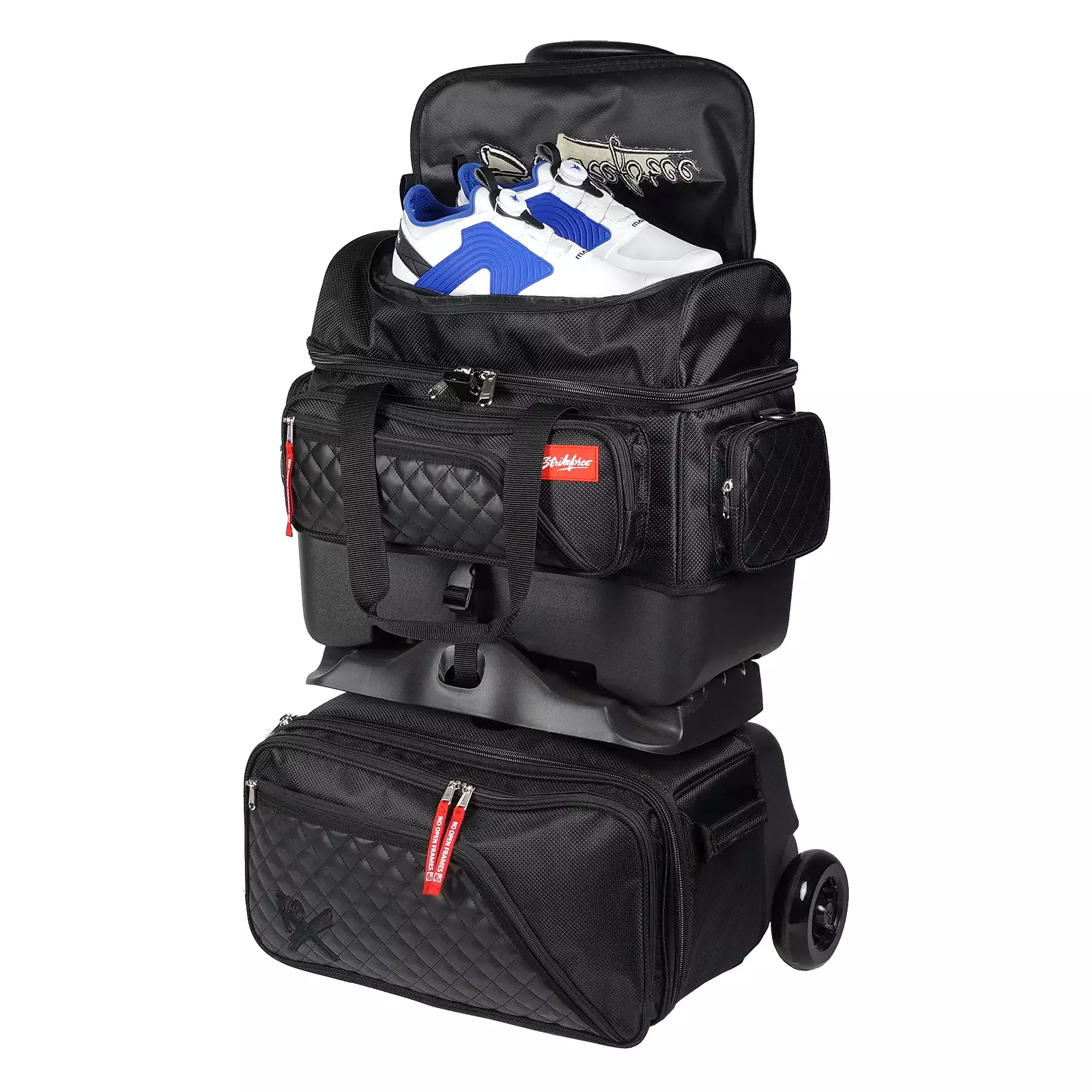 KR Strikeforce Diamond 4 Ball Roller Black Bowling Bag