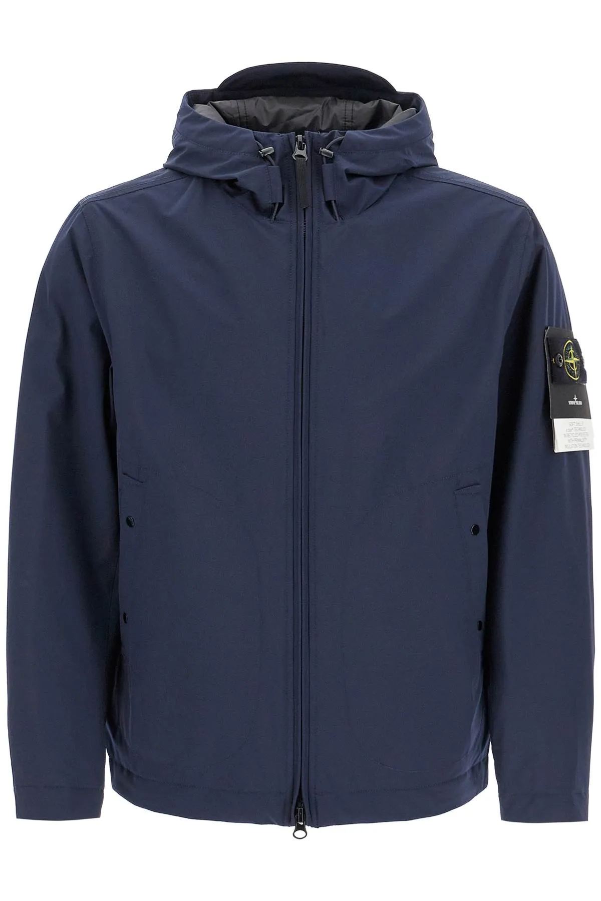 light soft shell-r hooded jacket 811540627 BLEU