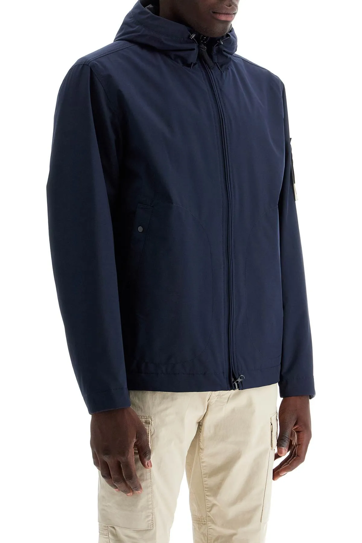 light soft shell-r hooded jacket 811540627 BLEU