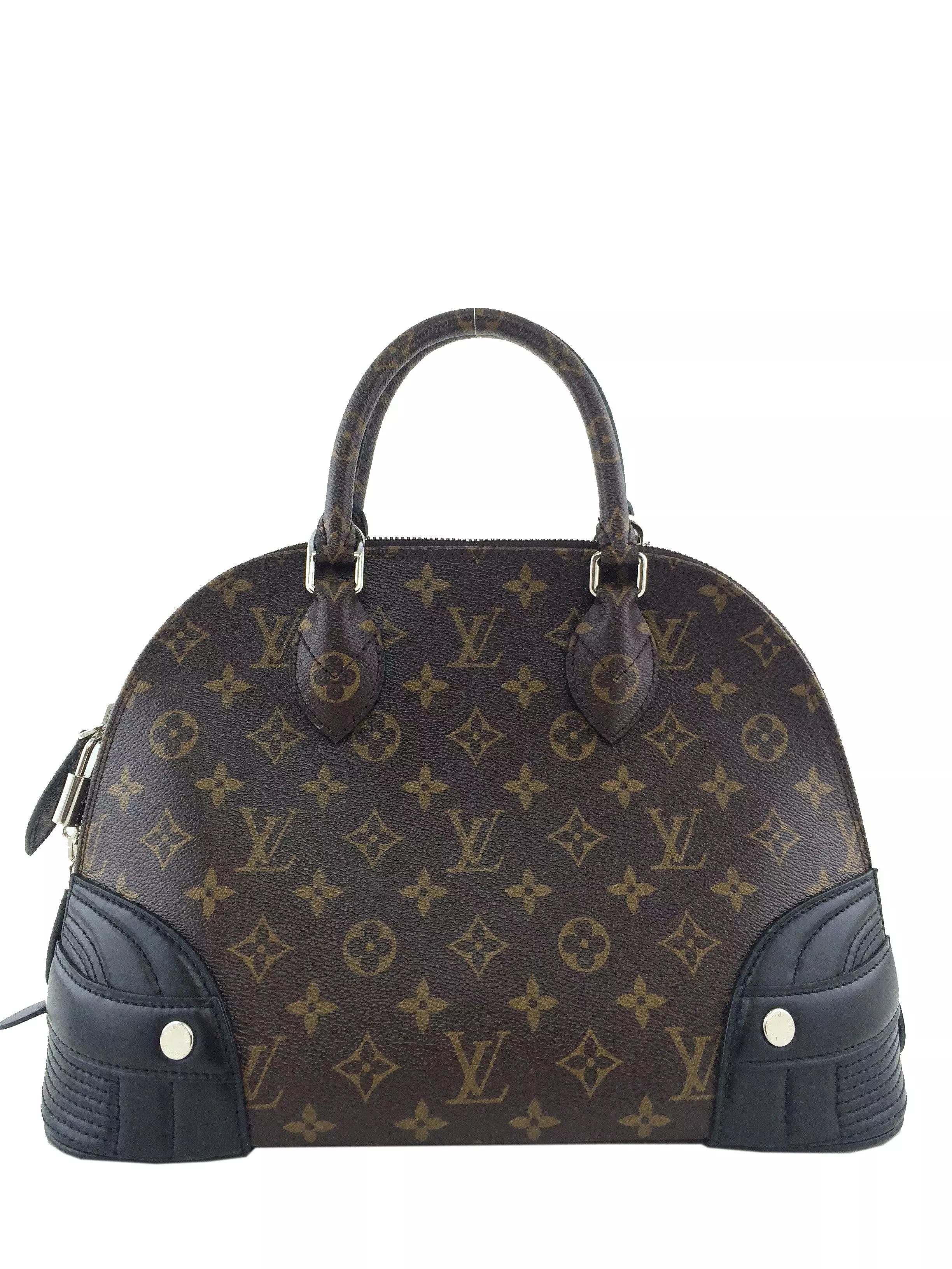 Louis Vuitton Limited Edition Shiny Monogram Canvas Alma PM Bag