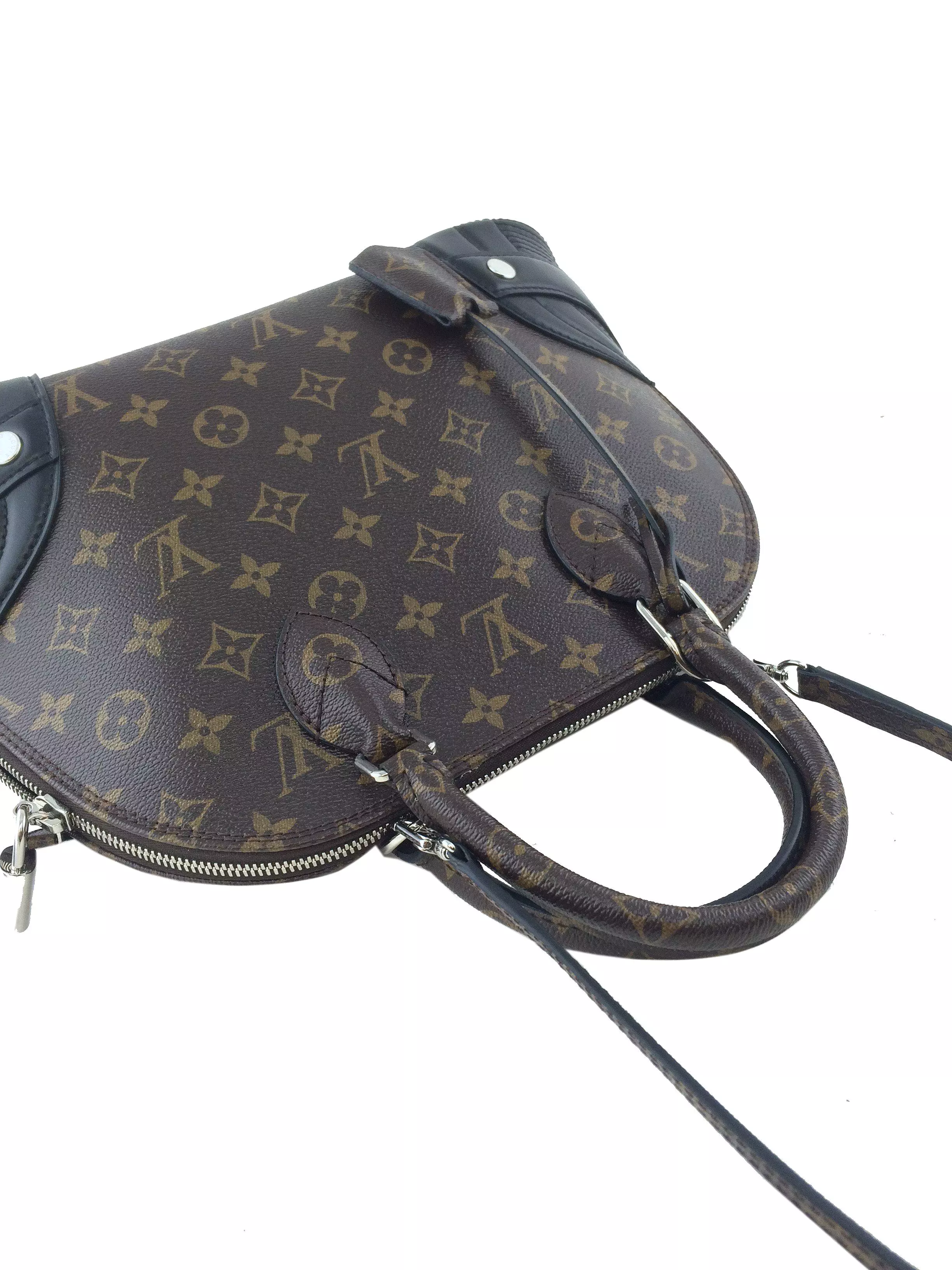 Louis Vuitton Limited Edition Shiny Monogram Canvas Alma PM Bag