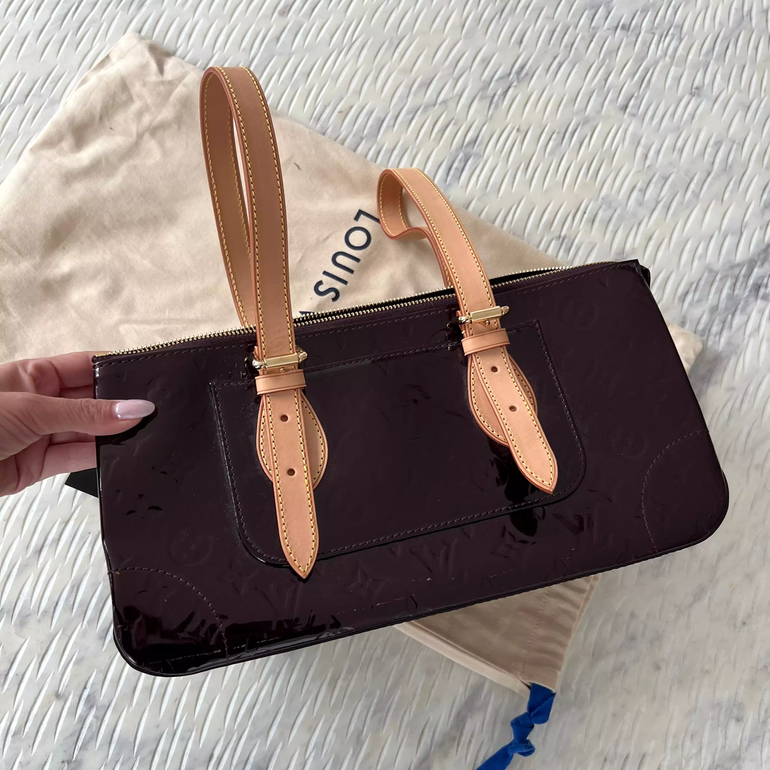 Louis Vuitton Vernis Rosewood Avenue Bag