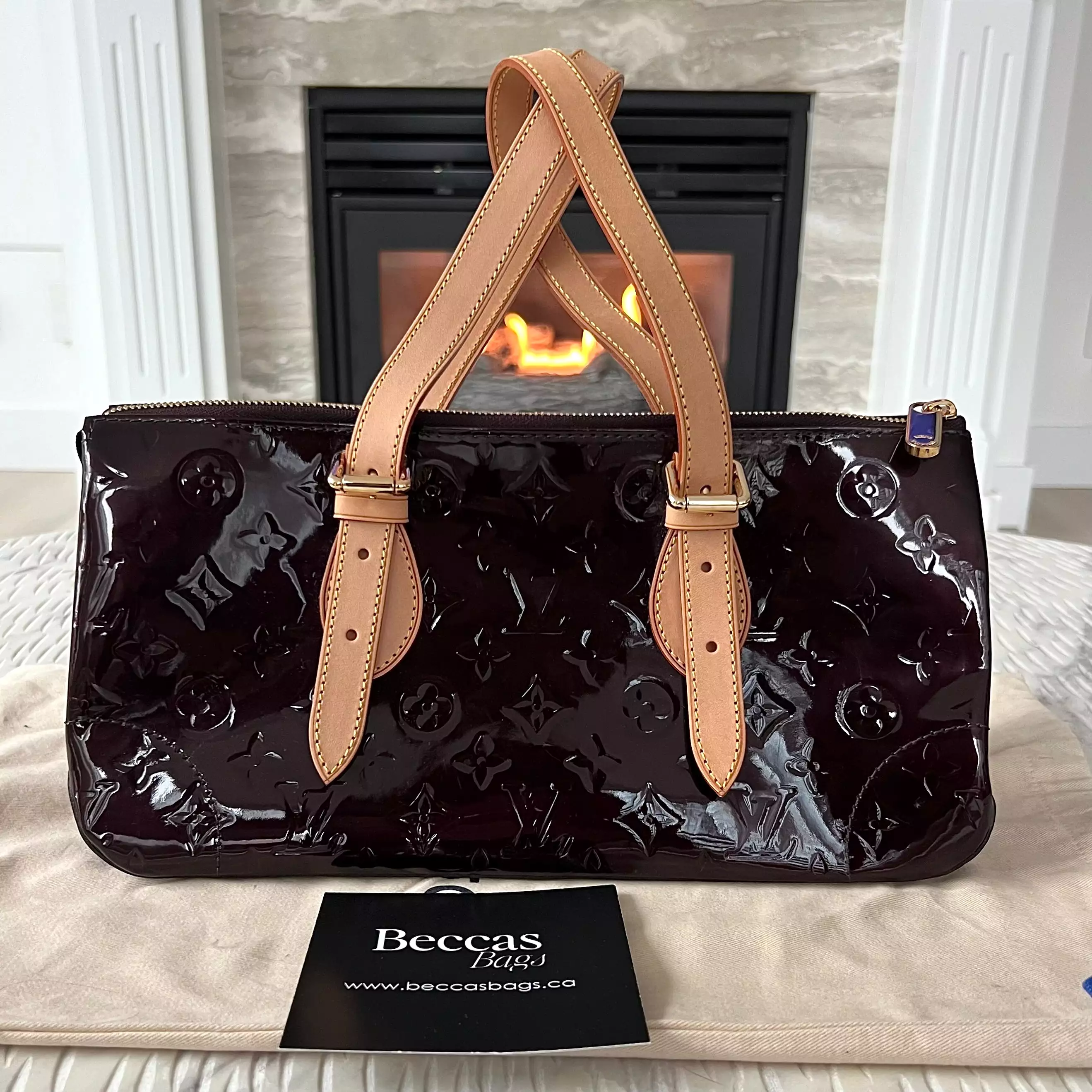 Louis Vuitton Vernis Rosewood Avenue Bag