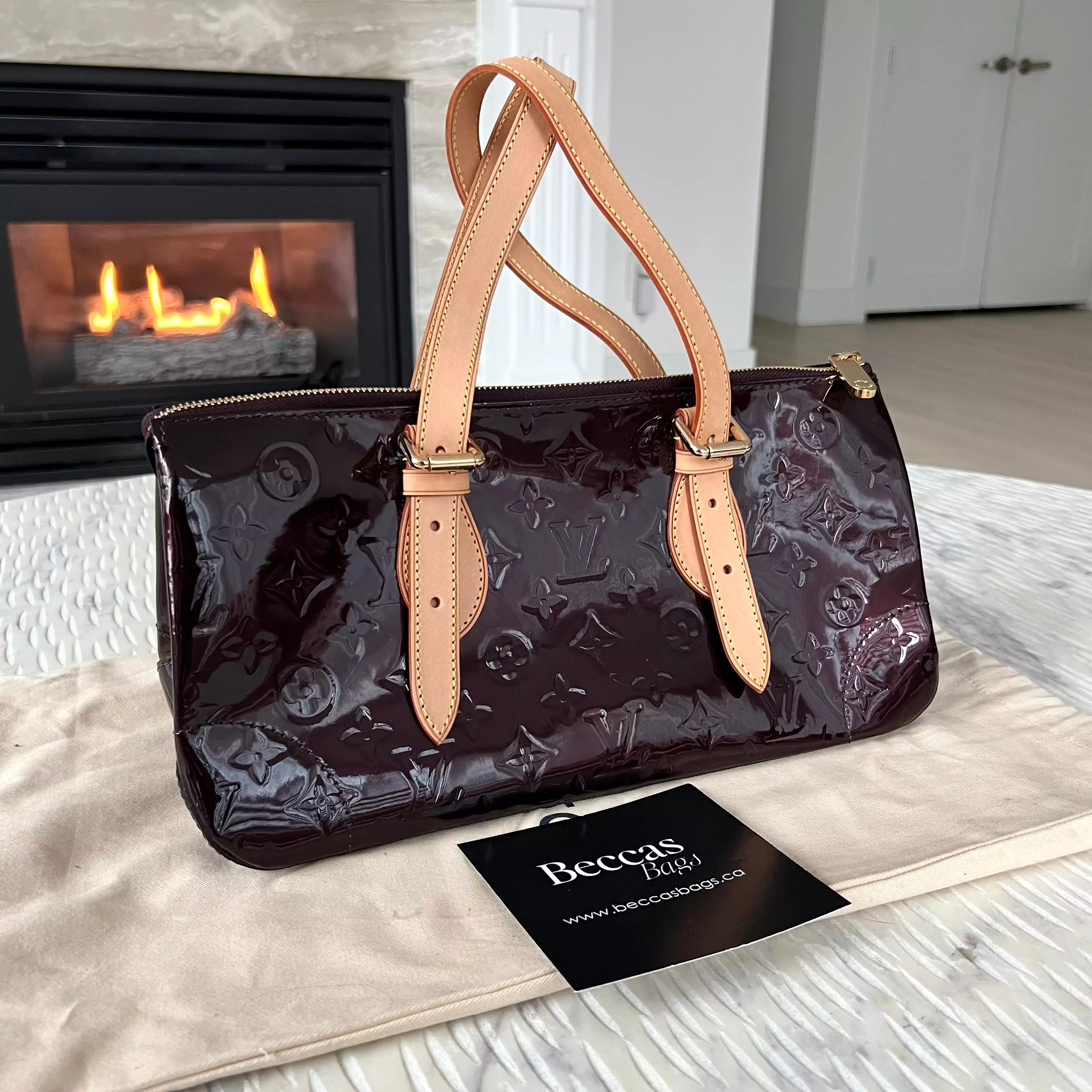 Louis Vuitton Vernis Rosewood Avenue Bag