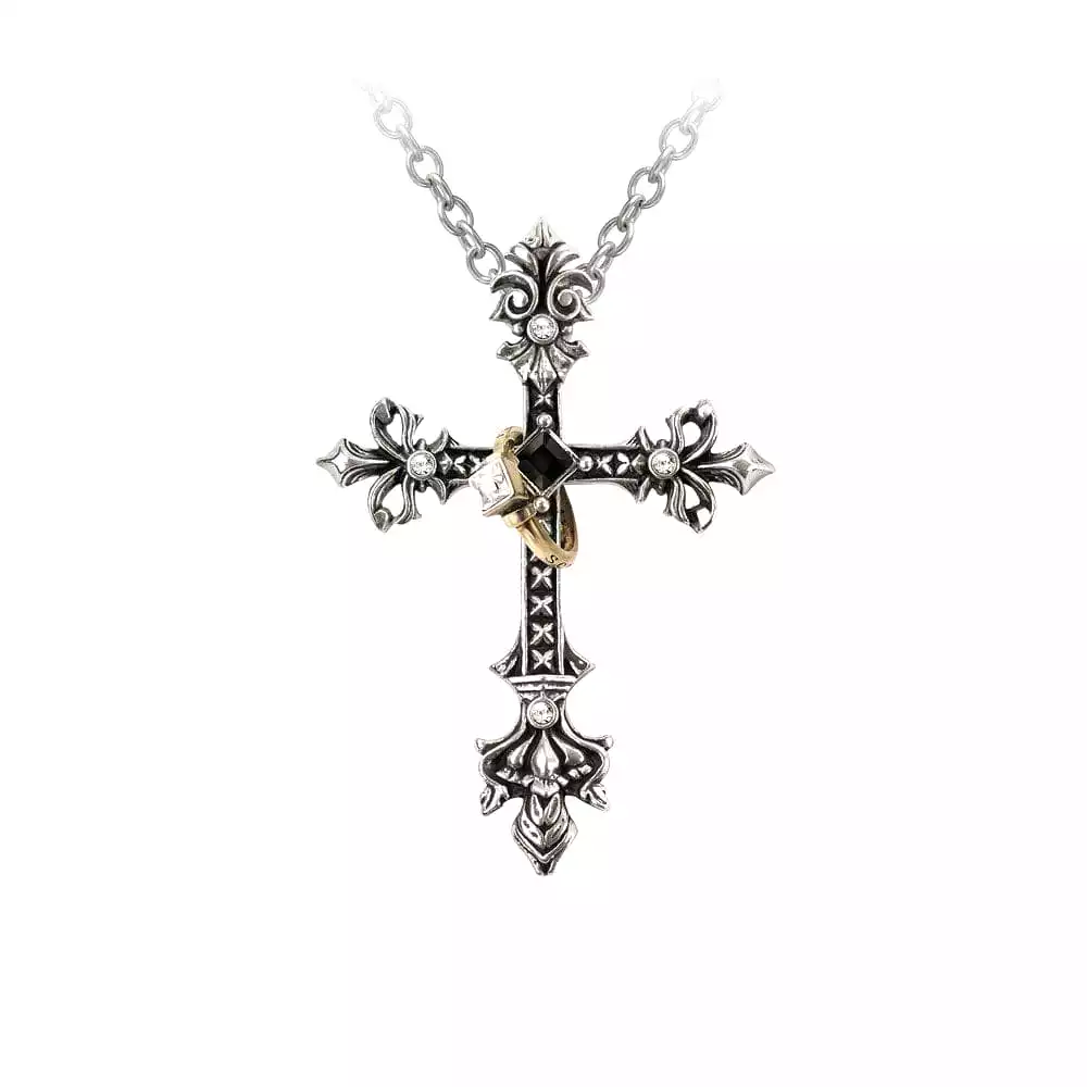 Maryam Theotokos Ring Cross Pendant